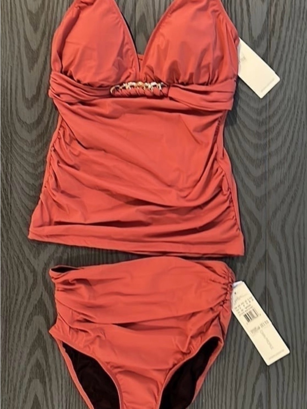 Gottex Light Mahogany Rust-Tankini Set